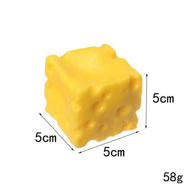 Creative Fluid Cube Cheese Squishy Slow Rebound Stress Relief Toy